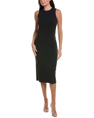 Max Mara Mm By  Ecru Jersey Dress In Black