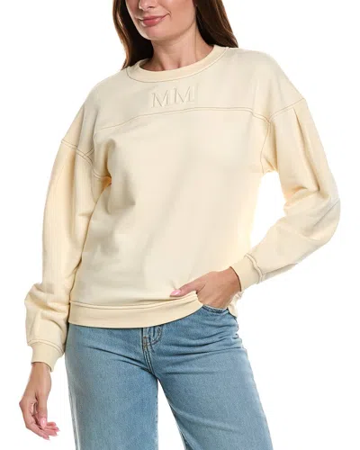 Max Mara Mm By  Mogol Sweatshirt In Ivory