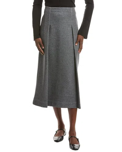 Max Mara Mm By  Netto Jersey Skirt In Gray