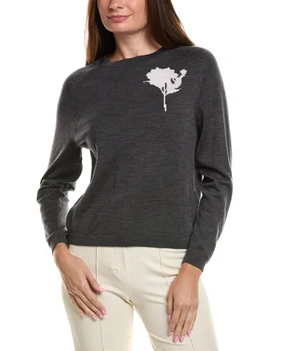 Max Mara Mm By  Paco Wool Cardigan In Grey