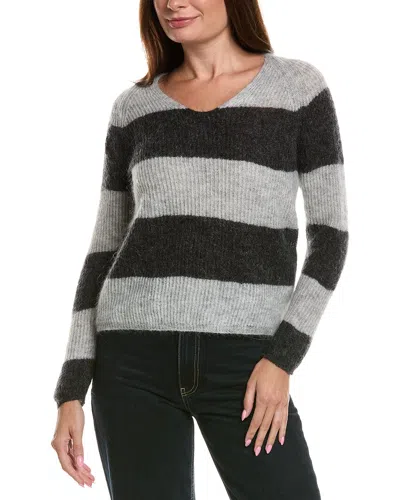 Max Mara Mm By  Ricetta Mohair-blend Sweater In Grey