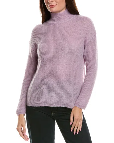 Max Mara Mm By  Tenna Mohair-blend Sweater In Purple