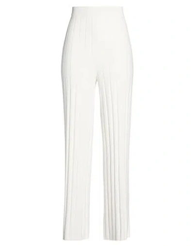 Max Mara Mm By  Woman Pants Off White Size L Viscose, Polyester
