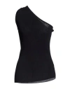 Max Mara Mm By  Woman Top Black Size M Viscose, Polyamide