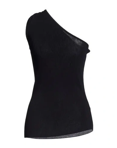 Max Mara Mm By  Woman Top Black Size M Viscose, Polyamide