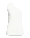 Max Mara Mm By  Woman Top White Size M Viscose, Polyamide