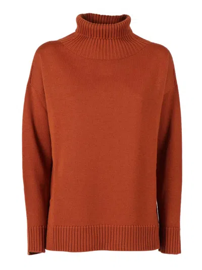 Max Mara Mm Girocoll In Orange