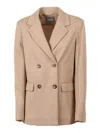 Max Mara Mm Jacket In Brown