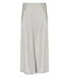 Max Mara Mm Max  Alessio Sirver Midi Skirt In Gray