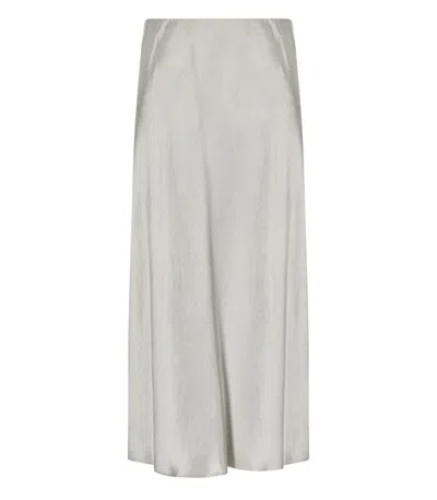 MAX MARA MM MAX MARA ALESSIO SILVER MIDI SKIRT