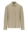 Max Mara Lepre Beige Denim Effect Jacket In Neutrals