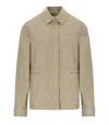 Max Mara Lepre Beige Denim Effect Jacket In Beige