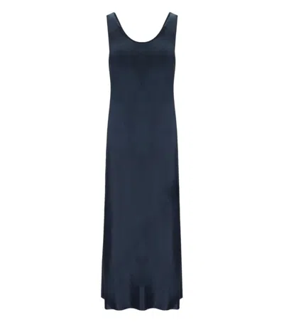 Max Mara Mm Talete Blue Midi Dress