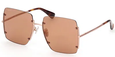 Max Mara Mm0002-h 29g Occhiali Da Sole Oro Per Donna