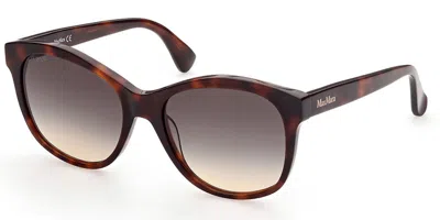 Max Mara Mm0007 52b Women's Sunglasses Tortoiseshell Size 56 In Brown