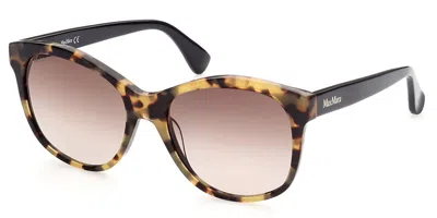 Max Mara Mm0007 56f Women's Sunglasses Tortoiseshell Size 56 In Brown