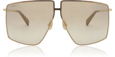 Max Mara Mm0026 30f Women's Sunglasses Gold Size 64