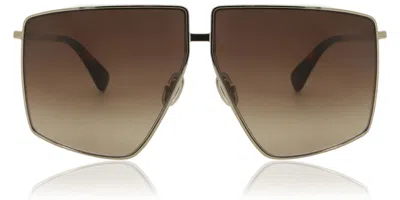Max Mara Mm0026 32f Occhiali Da Sole Oro Per Donna In Gold