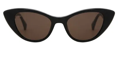 Max Mara Mm0039 01e Women's Sunglasses Black Size 51
