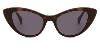 Max Mara Mm0039 52a Women's Sunglasses Tortoiseshell Size 51 In Brown