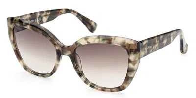 Max Mara Mm0040 55f Women's Sunglasses White Size 54