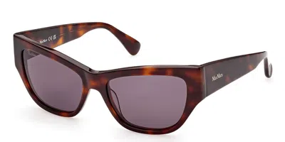 Max Mara Mm0041 52a Women's Sunglasses Tortoiseshell Size 56 In Brown
