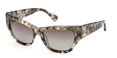 Max Mara Mm0041 55p Women's Sunglasses Tortoiseshell Size 56