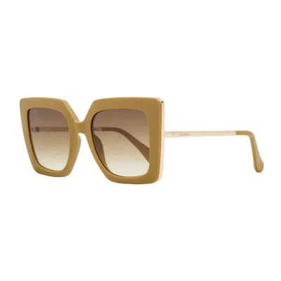 MAX MARA MM0051 73F MATTE LIGHT BROWN/SHINY ROSE GOLD/BROWN GRADIENT