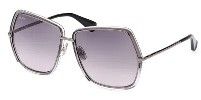 Max Mara Mm0054 12b Women's Sunglasses Grey Size 61 In Gray