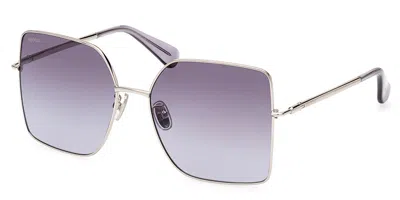 Max Mara Mm0062-h Design6 16w Women's Sunglasses Silver Size 59