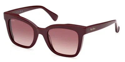 Max Mara Mm0067 Lee2 66z Women's Sunglasses Red Size 50