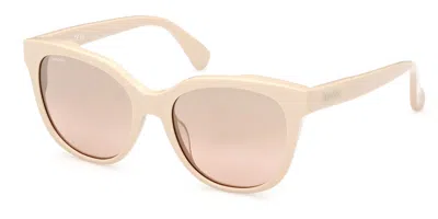 Max Mara Mm0068 Lee3 25g Women's Sunglasses White Size 54
