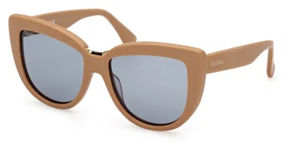 Max Mara Mm0076 46n Women's Sunglasses Brown Size 55