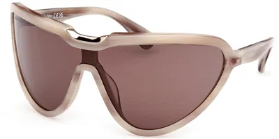 Max Mara Mm0084 Emil 20e Women's Sunglasses Grey Size 139 In Brown