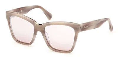 Max Mara Mm0089 Spark3 60g Women's Sunglasses Brown Size 53 In Neutral