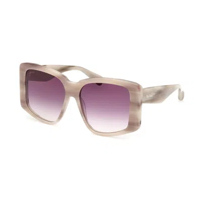 MAX MARA MM0098 60Z BEIGE HORN/VIOLET GRADIENT MIRROR