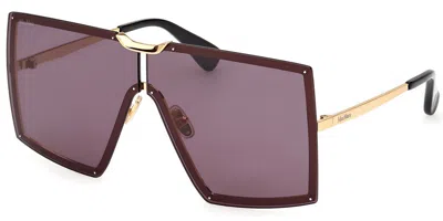 Max Mara Mm0117 30a Women's Sunglasses  Size 69 In Gray