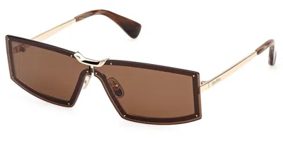 Max Mara Mm0118 32e Women's Sunglasses  Size 68 In Burgundy