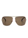 Max Mara Mm0121 Sonnenbrille In Gold