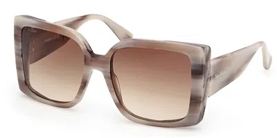 Max Mara Mm0131 20f Women's Sunglasses Grey Size 56 In Neutral