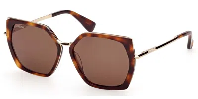 Max Mara Mm0136 Miller 5 52e Occhiali Da Sole Tartarugatishell Per Donna