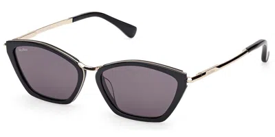Max Mara Mm0162 01a Occhiali Da Sole Neri Per Donna