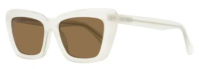 Max Mara Mm0171 Tapered Rectangular Acetate Sunglasses In Multi