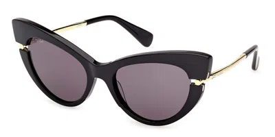 Max Mara Mm0187 01a Women's Sunglasses  Size 56