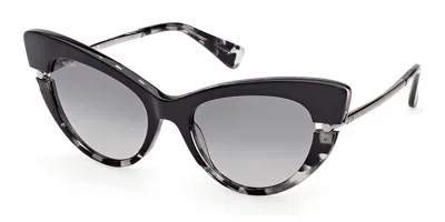 Max Mara Mm0187 52b Women's Sunglasses  Size 56 In Brown