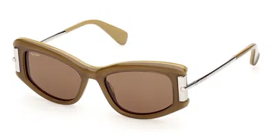 Max Mara Mm0189 95n Women's Sunglasses  Size 52