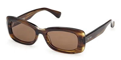 Max Mara Mm0197 61n Women's Sunglasses  Size 53 In Brown