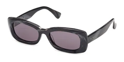 Max Mara Mm0197 63a Women's Sunglasses  Size 53 In Purple