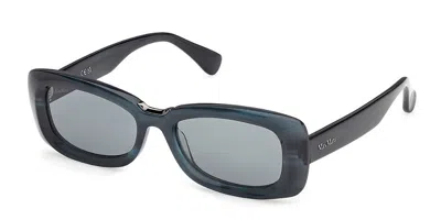 Max Mara Mm0197 64n Women's Sunglasses  Size 53 In Blue
