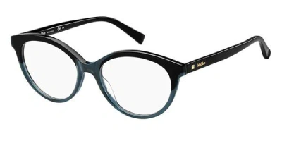 Max Mara Mm1344 R6s Women's Glasses Black Size 50 - Free Lenses - Blue Light Block Available